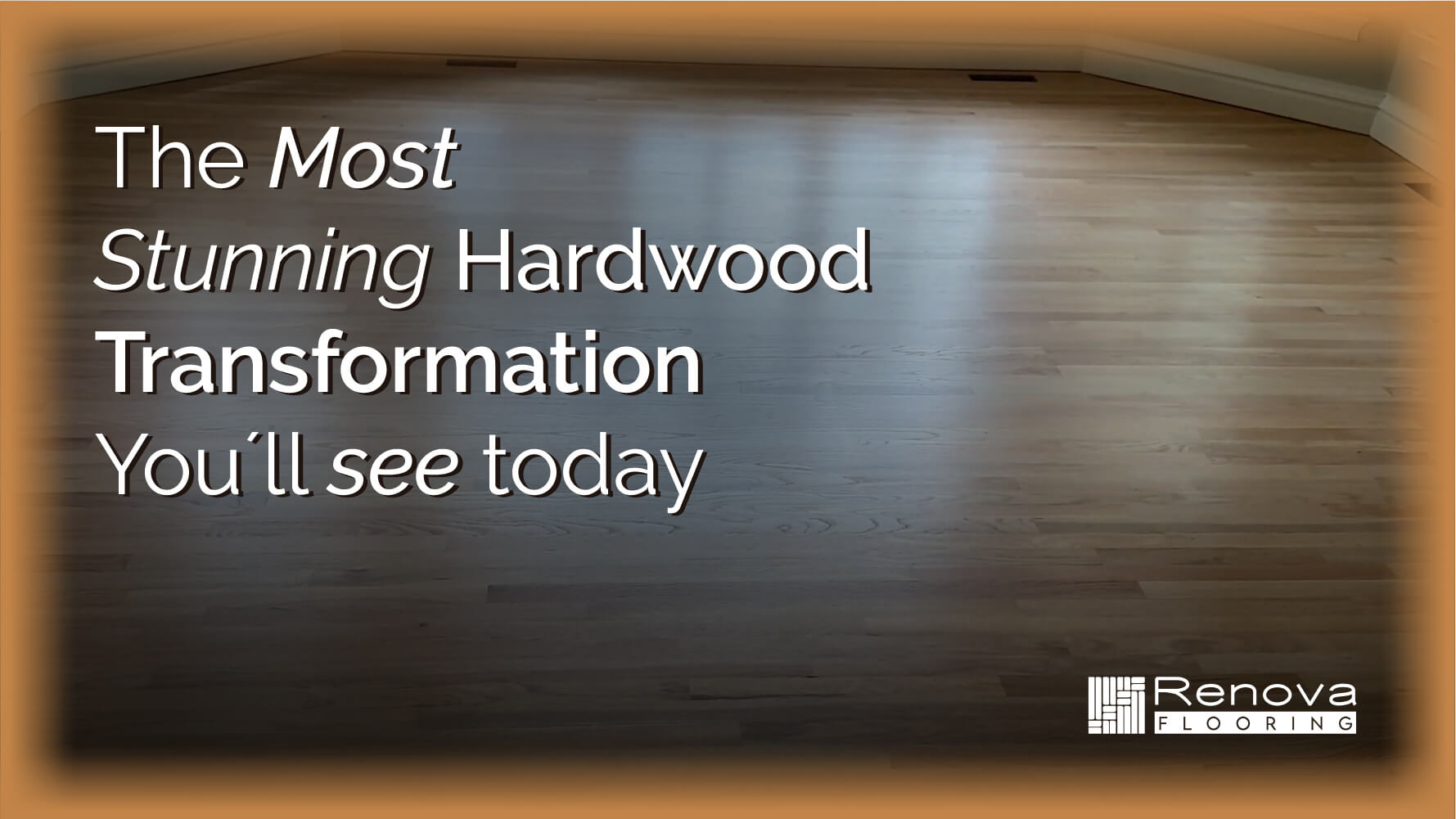 The most stunning hardwood transformation you will see today