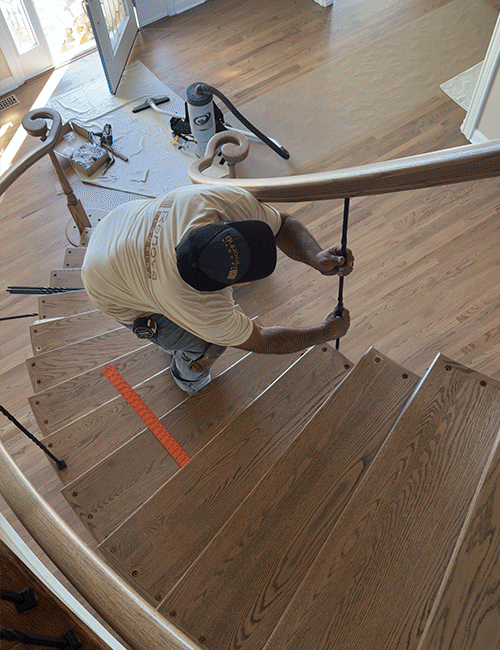 Stair Railing Installation