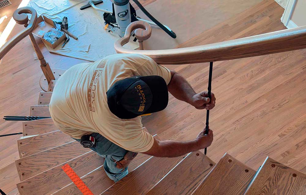 Handrail installation