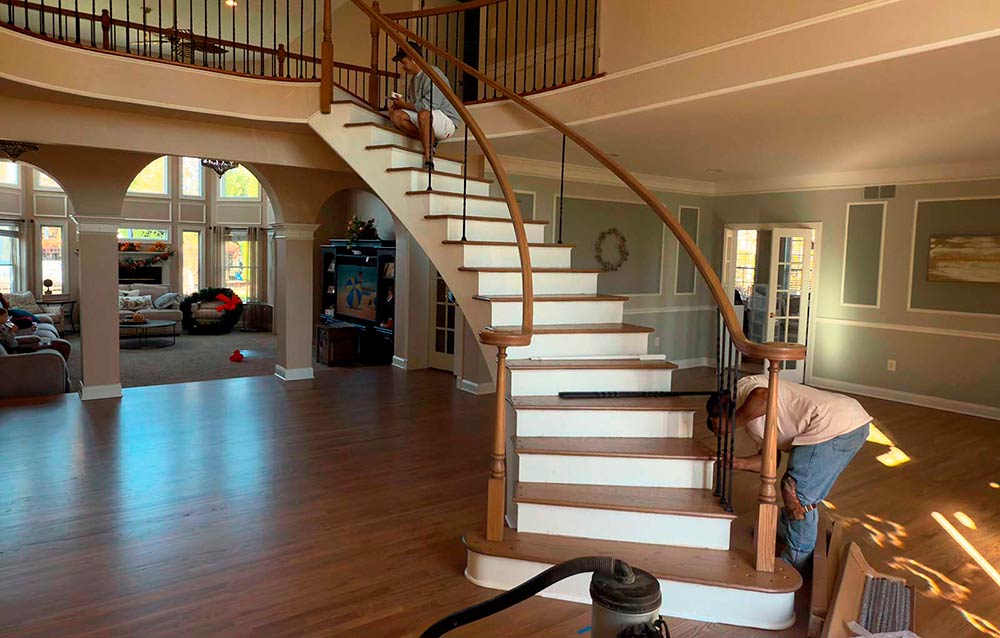 Handrail installation