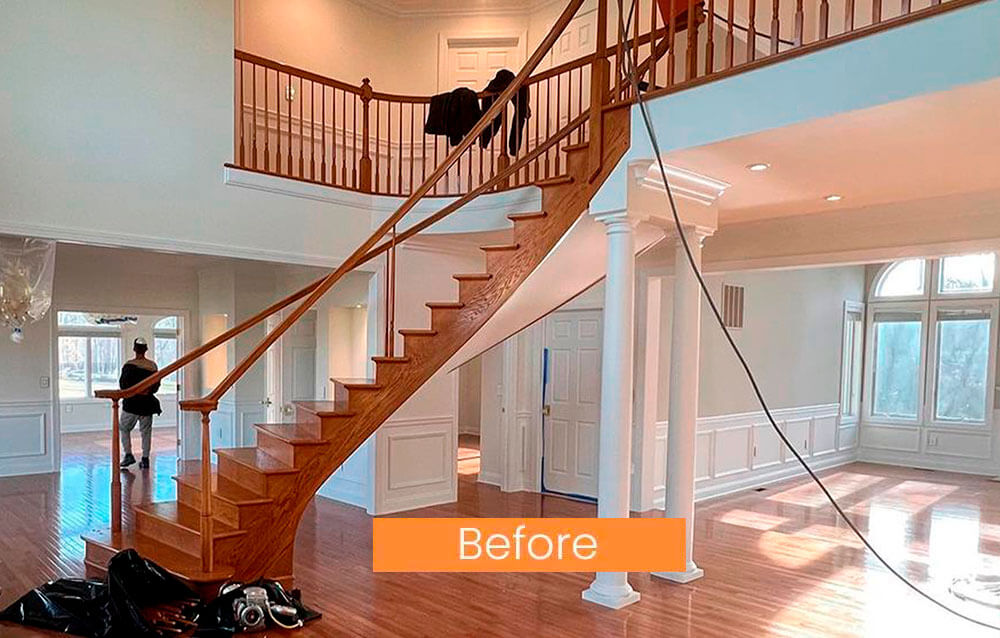 Handrail installation